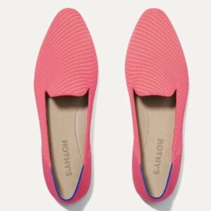 Rothy’s The Almond Loafer Ruby Grapefruit Twill